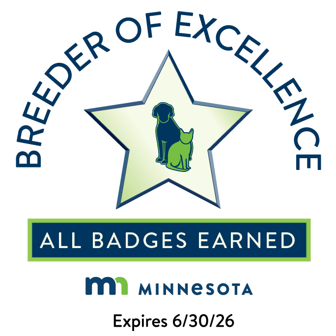 Minnesota Breeder of Excellence, All Badges Earned